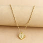 26 English Initial Letter Pendant Necklaces For Women