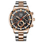 Men's Fashion Business Calendar Luminous Quartz Watch