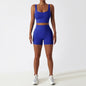 Quick-drying Tight Yoga Clothing Women's Pocket Running Sports Suit