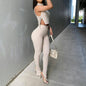Sleeveless Vest Suit Women Foreign Trade Sports Trousers