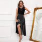 Multi-layer Mesh Sleeveless Irregular Hem Pettiskirt