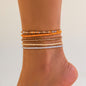 Beach Bead Navel Waist Chain Elastic Beaded