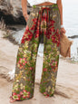 Hot Selling Wide Leg Colorful Graffiti Women's Casual Pants