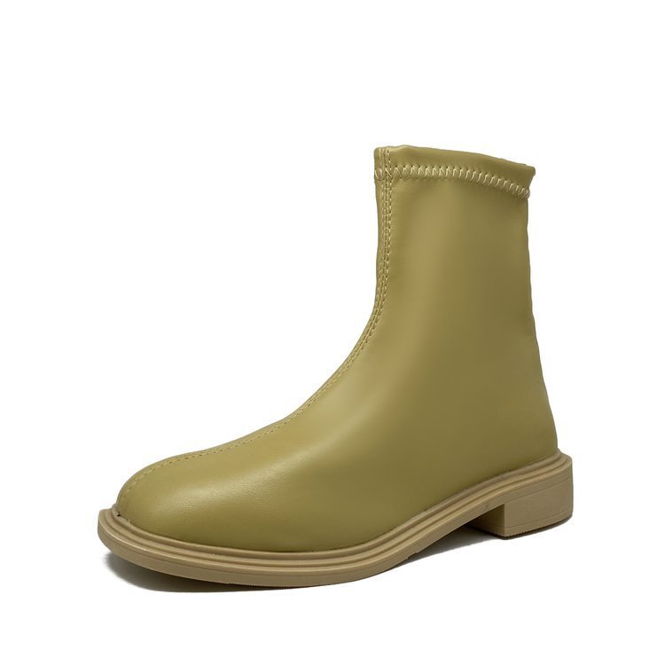 Knight  Long  Women White Boots Mid Heel