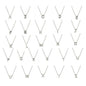 Fashion 26 Initial Letter Necklace Women's Clothing Pendant