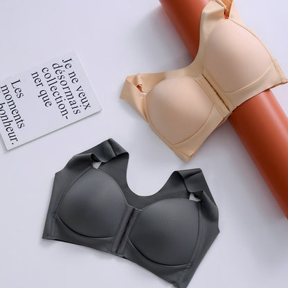 Women's Fashion Front Closure Underwired Gathering Bra
