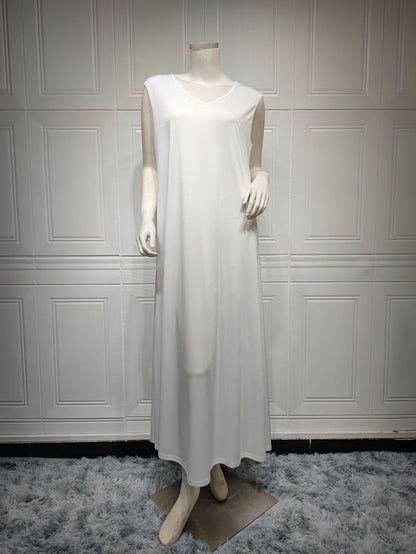 Dubai Arab Satin Cardigan Gown
