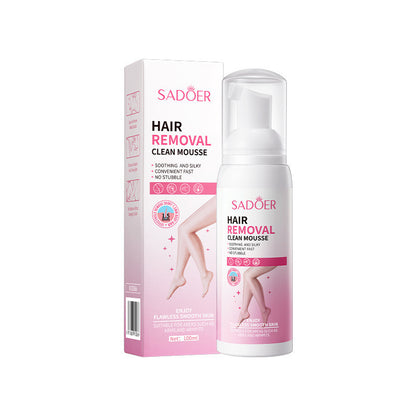 Hair Removal Mousse 100g Hair Removal No Stimulation Silky Skin Cleansing Depilatory Cream