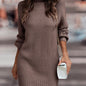 Turtleneck Sweater Women's Long Sleeve Knitwear Dress Women's Clothing