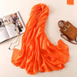Fashion Beach Towel Sun Protection Shawl Silk Scarf Women