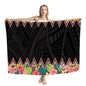 Cover Shawl Hawaiian Travel Beach Bath Towel Polynesian Seaside Quick-drying Wrap Yarn