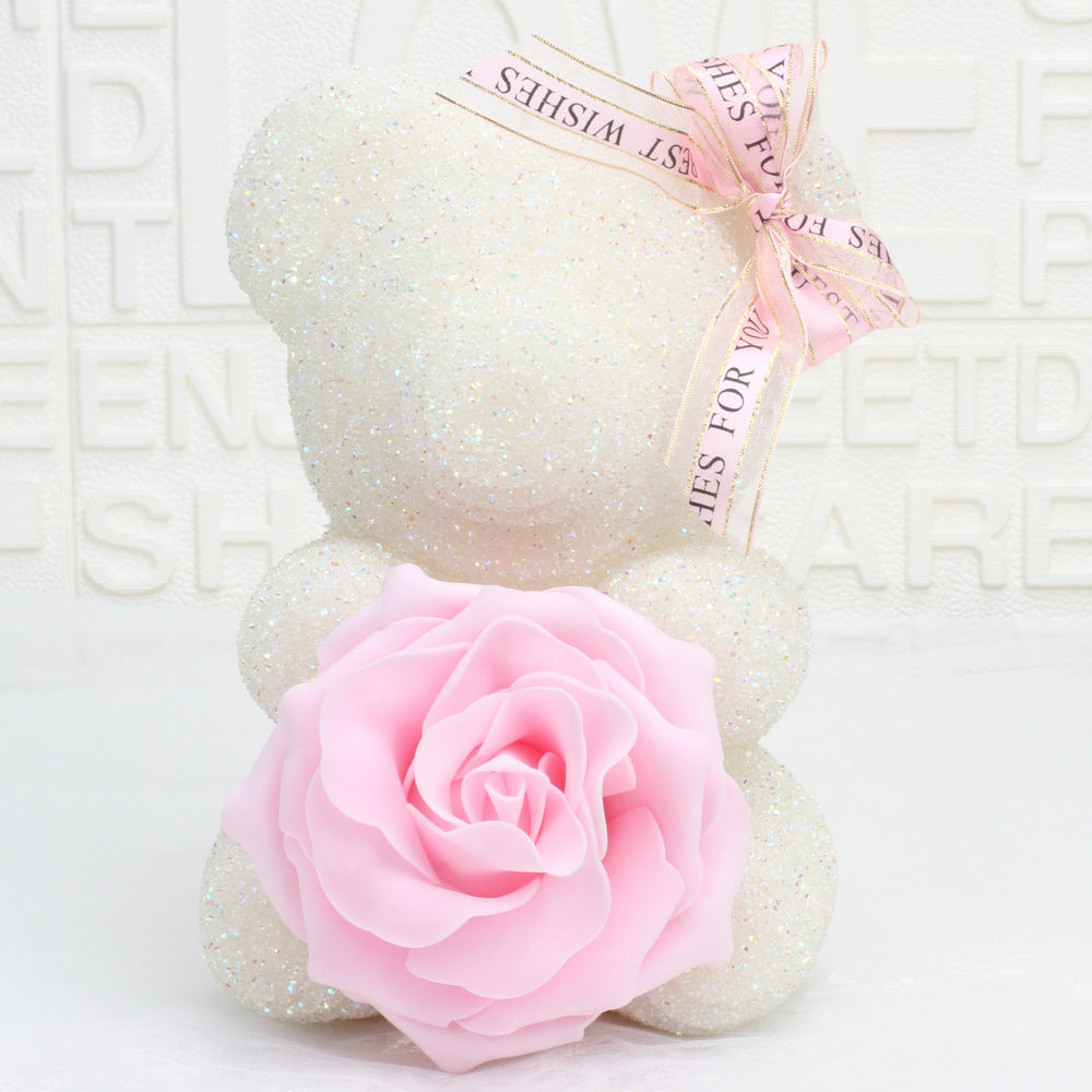 Rose Gift Box Crystal Diy Soap Flower