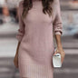 Turtleneck Sweater Women's Long Sleeve Knitwear Dress Women's Clothing