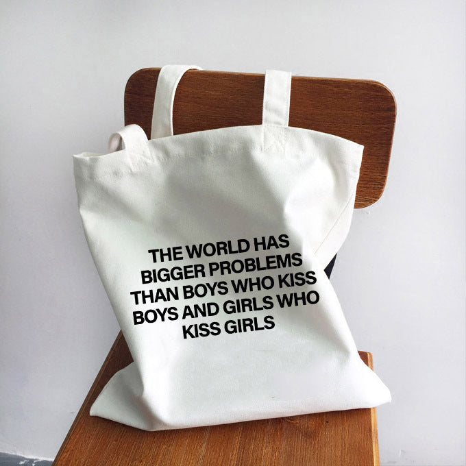 Women's Handbag Canvas Tote Printed Shopping Bag