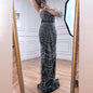 Pearl Light Luxury Trailing Dress Temperament Costume