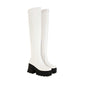 But The Knee  Thick Heel High  Autumn And Winter New Style Knight Smoke Boots