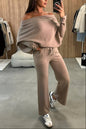 Temperament Commute Women's Solid Color Fashion Casual Two-piece Suit