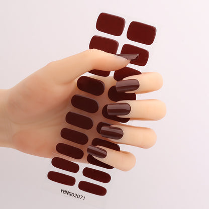 Nail Stickers Semi-cured Heating Lamp Nail Sticker