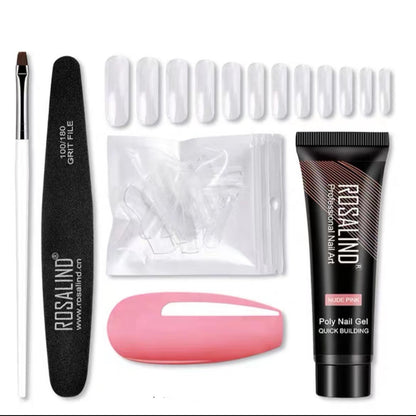 Extension Gel Polish Kit For Manicure Poly Nail Gel Set For