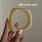 Acrylic Bracelet Exaggerated Ins Style Irregular Translucent