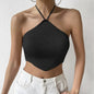 Fashion Lace-up Knitted Vest Top For Women