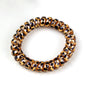 Plastic Leopard Print Phone Line Hair Ring Hair Rope