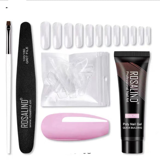 Extension Gel Polish Kit For Manicure Poly Nail Gel Set For