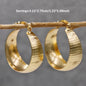 Copper Material Graceful Personality Simple Earrings