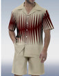 Loose Shirt Casual Men's Shorts Short Sleeve Suit