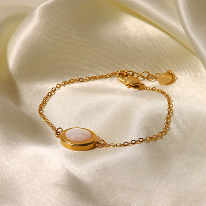 Light Luxury Oval Opal Bracelet Niche Design Women