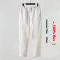 Cotton Linen Cropped Men's Casual Pants Style