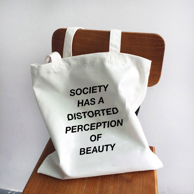 Women's Handbag Canvas Tote Printed Shopping Bag