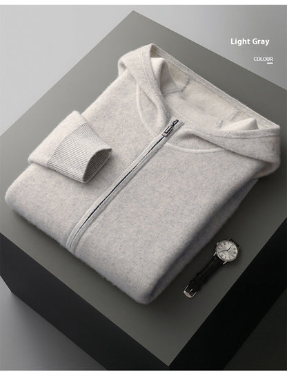 Men's Thick Hooded Casual Loose Tappered Suit