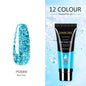 Nail Art Glitter Powder Extension Glue Painless And Quick Extension Glitter Crystal Extension Glue