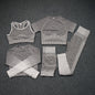 Five-piece Buttocks Elastic Sports Yoga Clothing Suit